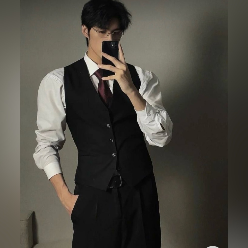 Men’s Black Vest XXL